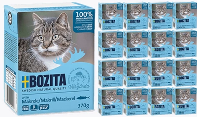 BOZITA Cat Makrela W Galaretce  16 x 370g