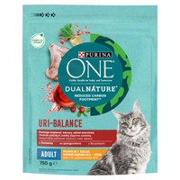 PURINA ONE DualNature Cranberry Karma dla dorosłych kotów kurczak jako pierwszy składnik 750g
