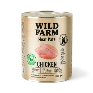 WILD FARM Pate Chicken 800g bezglutenowa karma dla psa