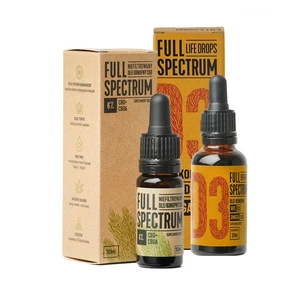 Full Spectrum niefiltrowany olejek CBD+CBDA 6% - 10ml (dla ludzi) + Witamina D3 30ml GRATIS!