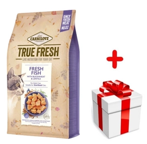 CARNILOVE True Fresh Cat Fish 4,8kg + niespodzianka dla kota GRATIS!