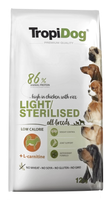 TROPIDOG Premium light/sterilised 12kg\ Opakowanie uszkodzone (4355)