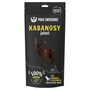 PAKA ZWIERZAKA- Kabanosy z jelenia 3 szt (80g)