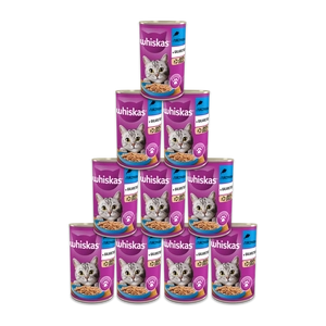 WHISKAS Adult puszka 12 x 400g - mokra karma dla kotów z tuńczykiem w galaretce