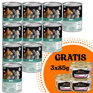 PetRepublic kawałki w sosie z dorszem 10x400g dla kota