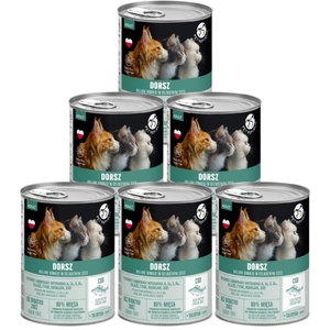 PetRepublic kawałki w sosie z dorszem 6x400g dla kota