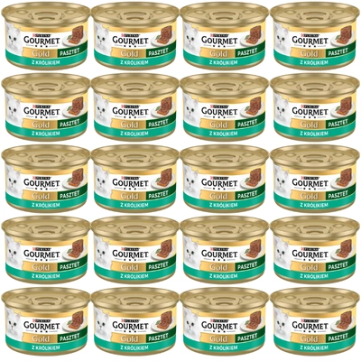 Purina Gourmet Gold pasztet z królikiem 72x85g