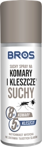 BROS suchy spray na komary i kleszcze 90ml