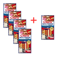 INABA  Cat Meal Topper Chicken Recipe 4x14 (56g) 4+1 GRATIS