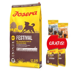 JOSERA Festival 12,5kg + 2x900g & Denties 2x180g GRATIS!!