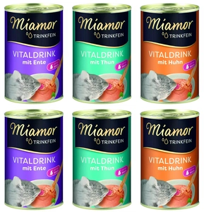 Miamor VitalDrink Mix smaków 6x135ml