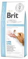 Brit GF veterinary diets dog Obesity 12 kg opakowanie uszkodzone (2475)
