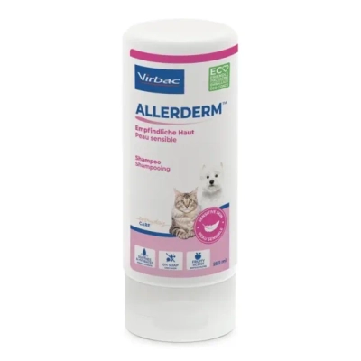 Virbac Allerderm szampon dla skóry wrażliwej psów i kotów 250 ml
