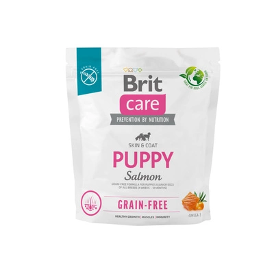 BRIT CARE Dog Grain-free Puppy Salmon 1kg