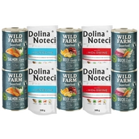 Dolina Noteci 4x500g + WILD FARM Superfood 6x400g Mix Smaków 