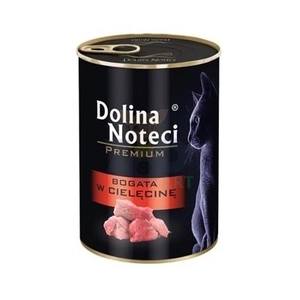 Dolina noteci Premium dla kota bogata w Cielęcinę 400g