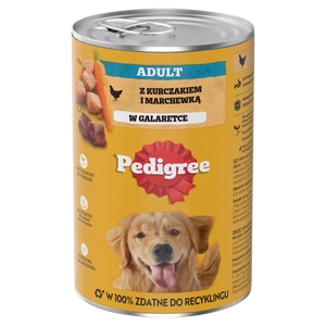 PEDIGREE Adult puszka 1200g - mokra karma pełnoporcjowa dla dorosłych psów, z kurczakiem w galaretce
