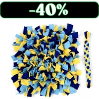 NUXIE® Zabawka dla psa antypoślizgowa mata węchowa 40cm + szarpak (kolor losowy)