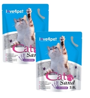 Żwirek Silikonowy dla Kota Cat Sand Lavender 2x3,8l