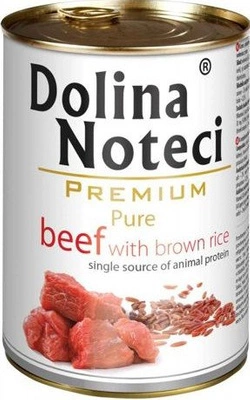 Dolina Noteci Premium Pure Wołowina z ryżem brązowym 800g