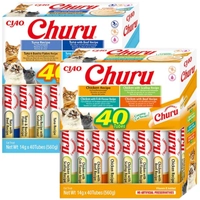 INABA  Churu dla kota - Mix Smaków 2x(40x14g)