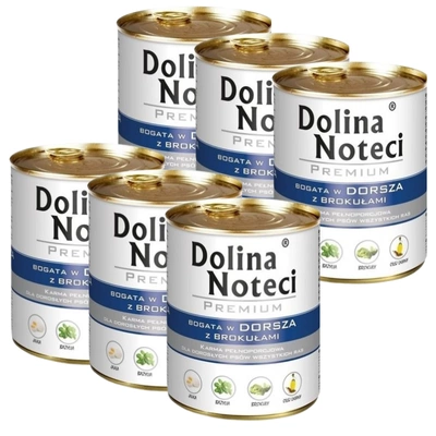 Dolina Noteci Premium Dorsz z brokułami 6x800g