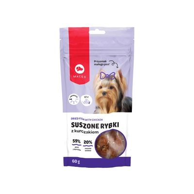 MACED Suszone rybki z kurczakiem 60g