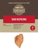 FarmSnack Ucho Wieprzowe 1szt