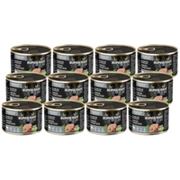 DOLINA NOTECI Super Rafi Cat P&F z perliczką i sercami z kaczki dla kotów sterylizowanych 12x185g