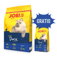 JOSERA JosiCat Crispy Duck 10kg + 1,9kg GRATIS!!