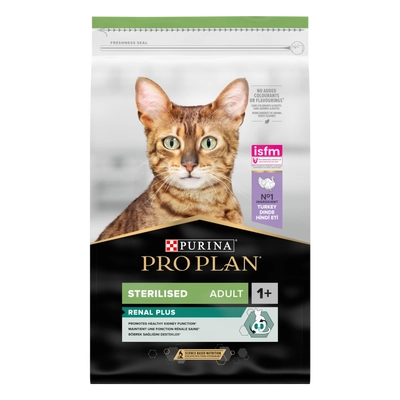 PRO PLAN Sterilised Renal Karma dla kotów bogata w indyka 10kg/Opakowanie uszkodzone (1311)