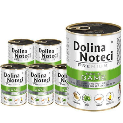 Dolina Noteci PREMIUM bogata w dziczyznę 24x400g