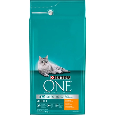 Purina One Cat Adult Karma z kurczakiem dla kota 6kg  /Opakowanie uszkodzone (6478) !!!