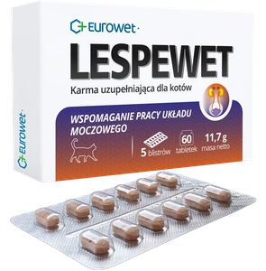 EUROWET Lespewet 60tabl dla kotów