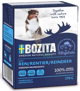 BOZITA Dog: Renifer w galarecie 370g