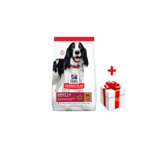 HILL'S SP  Science Plan Canine Adult Medium Breed Jagnięcina i Ryż 14kg + niespodzianka dla psa GRATIS!