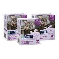 BOZITA Cat Kawałki Indyka W Galaretce 3x370g