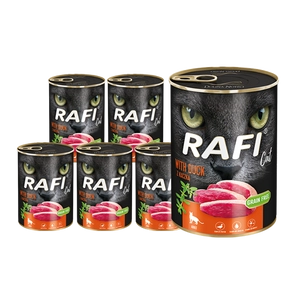 RAFI Cat Adult z kaczką 12 x 400g