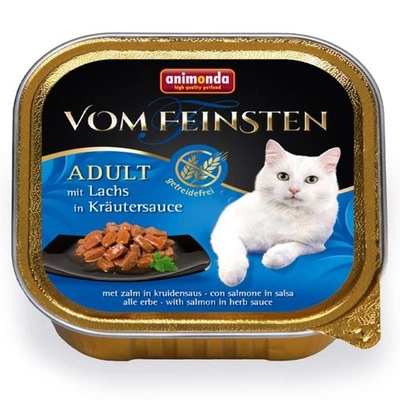 ANIMONDA Cat Vom Feinsten adult NoGrain Łosoś w sosie ziołowym 100g