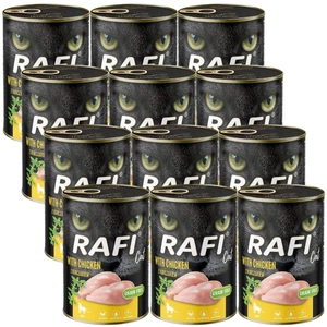 RAFI Cat Adult z kurczakiem 12x400g