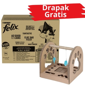 FELIX Countryside Selection Karma dla kotów mięsny mix w galaretce 120x85g