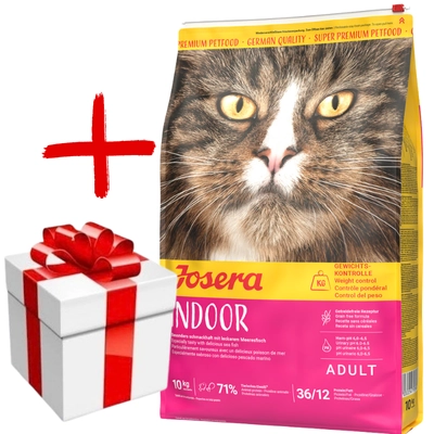 JOSERA Indoor 10kg  + niespodzianka dla kota GRATIS!