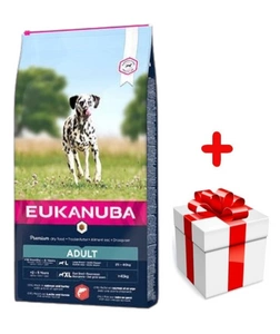 Eukanuba Adult Large Salmon&Barley 12kg + niespodzianka dla psa GRATIS!