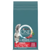 Purina One Sterilcat Bogata w Wołowinę i Pszenicę 9,5kg / Opakowanie uszkodzone (7716) !!! 