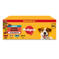 PEDIGREE® Adult Karma mokra dla psów dorosłych, Wybór Smaków w Galaretce, saszetka 80 x 100 g
