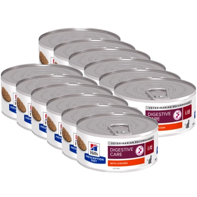 HILL'S PD Prescription Diet Feline i/d 12 x  156g - puszka
