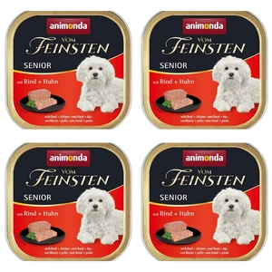 ANIMONDA Dog Vom Feinsten Senior smak: wołowina z kurczakiem 6 x 150g