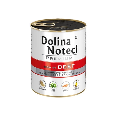 Dolina Noteci PREMIUM bogata w wołowinę 800g (2 gatunek opakowania ) MIX SMAKÓW 30x800g