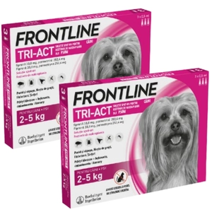 FRONTLINE Tri-Act  XS 2-5kg 2x(pipeta 3 x 0,5ml)