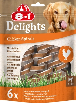 8in1 Przysmak Delights Chicken Spirals